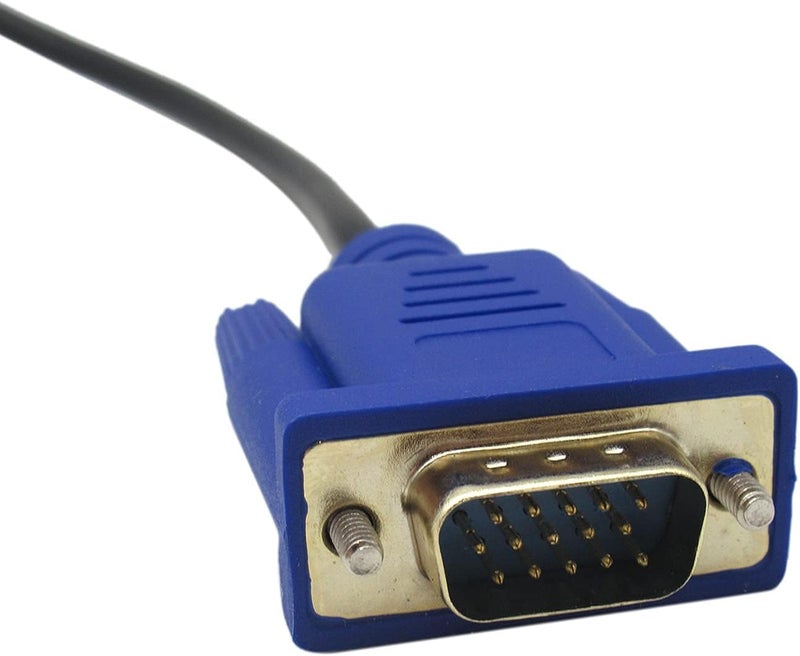 Blueelf HDMI to VGA Adapter Cable 6ft/1.8m Gold-Plated 1080P HDMI Male to VGA Male Active Video Converter Cord for Notebook PC DVD Player Laptop TV Projector Monitor Etc - Image 4